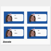 KAMALA HARRIS Birthday Rechthoekige Sticker (Vel)