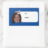 KAMALA HARRIS Birthday Rechthoekige Sticker (Tas)
