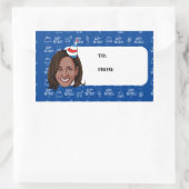 KAMALA HARRIS Birthday Rechthoekige Sticker (Tas)