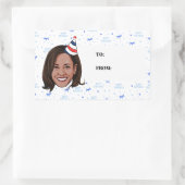 Kamala Harris Birthday Rechthoekige Sticker (Tas)