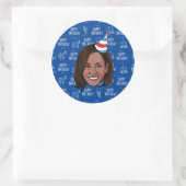 KAMALA HARRIS Birthday Ronde Sticker (Tas)
