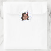 Kamala Harris Birthday Ronde Sticker (Tas)