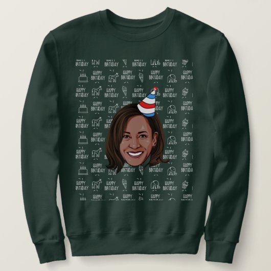 KAMALA HARRIS Birthday Trui (Design voorkant)