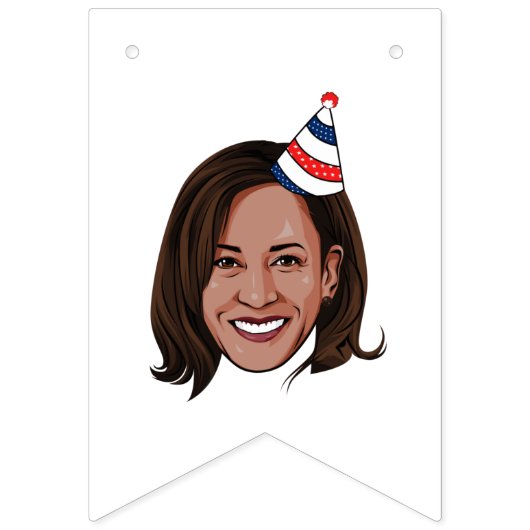 Kamala Harris Birthday Vlaggetjes (Eerste vlag)