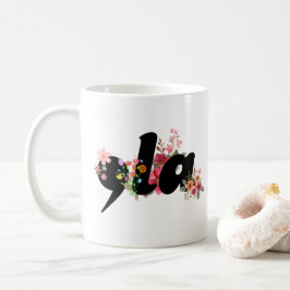 Kamala Harris Bloemen - Trendy Comma la Floral Koffiemok