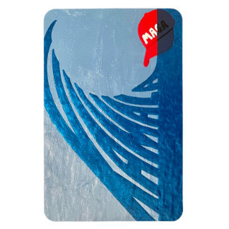 Kamala (Harris) Blue Wave Magnet Magneet