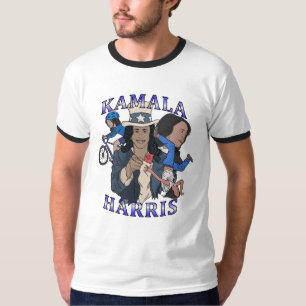 Kamala Harris Bootleg Rap Stijl Verkiezing T-shirt