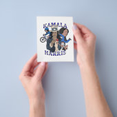 Kamala Harris Bootleg Rap Stijl Verkiezingen Flyer (Hand)