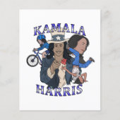 Kamala Harris Bootleg Rap Stijl Verkiezingen Flyer (Voorkant)