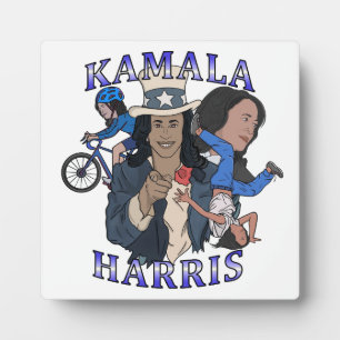 Kamala Harris Bootleg Rap Stijl Verkiezingen Fotoplaat