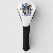 Kamala Harris Bootleg Rap Stijl Verkiezingen Golfheadcover (Voorkant)