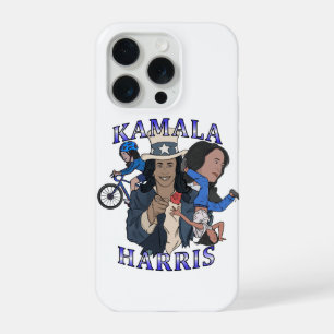 Kamala Harris Bootleg Rap Stijl Verkiezingen iPhone 15 Pro Case