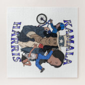 Kamala Harris Bootleg Rap Stijl Verkiezingen Legpuzzel (Horizontaal)