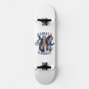 Kamala Harris Bootleg Rap Stijl Verkiezingen Persoonlijk Skateboard