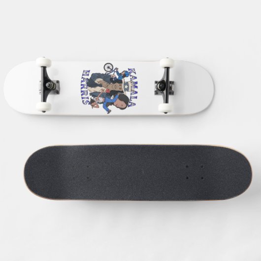 Kamala Harris Bootleg Rap Stijl Verkiezingen Persoonlijk Skateboard (Horizontaal)