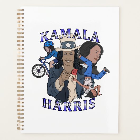 Kamala Harris Bootleg Rap Stijl Verkiezingen Planner (Voorkant)