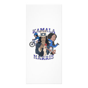 Kamala Harris Bootleg Rap Stijl Verkiezingen Reclamekaart