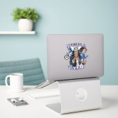 Kamala Harris Bootleg Rap Stijl Verkiezingen Sticker (Laptop op bureau)