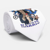 Kamala Harris Bootleg Rap Stijl Verkiezingen Stropdas (Opgerold)