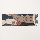 Kamala Harris Bootleg Rap Stijl Verkiezingen Yogamat (Achterkant (horizontaal))