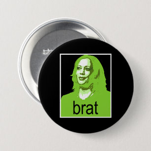 Kamala Harris Brat Ronde Button 7,6 Cm