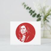 Kamala Harris Briefkaart (Staand voorkant)