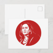 Kamala Harris Briefkaart (Voorkant / Achterkant)