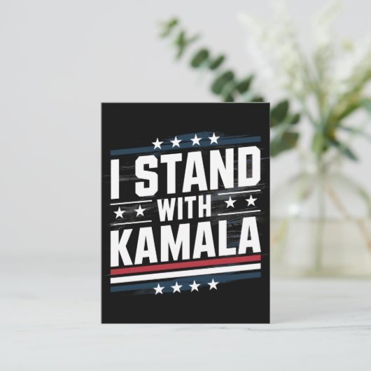 Kamala Harris Briefkaart (Staand voorkant)