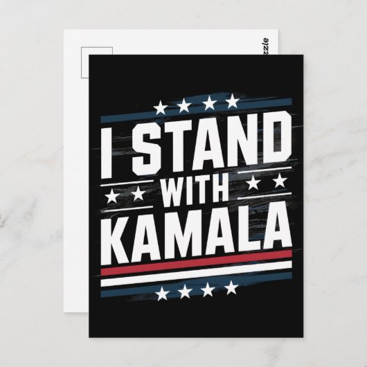 Kamala Harris Briefkaart (Voorkant / Achterkant)