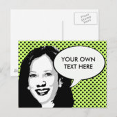 Kamala Harris Briefkaart (Voorkant / Achterkant)