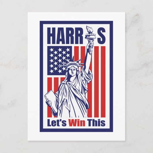 Kamala Harris Briefkaart (Voorkant)
