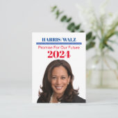 Kamala Harris Briefkaart (Staand voorkant)