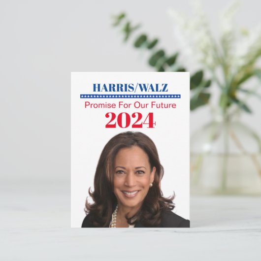 Kamala Harris Briefkaart (Staand voorkant)