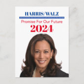Kamala Harris Briefkaart (Voorkant)