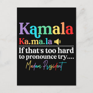Kamala Harris Briefkaart