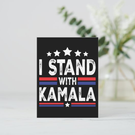 Kamala Harris Briefkaart (Staand voorkant)