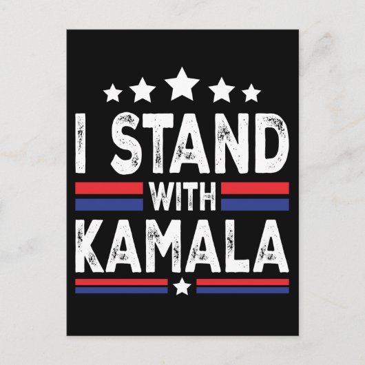 Kamala Harris Briefkaart (Voorkant)