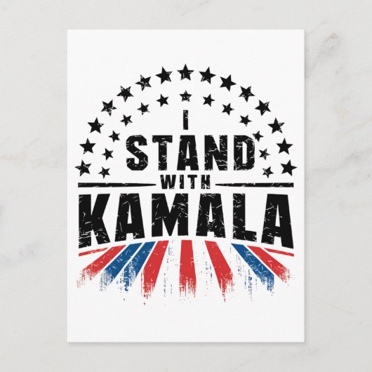 Kamala Harris Briefkaart (Voorkant)