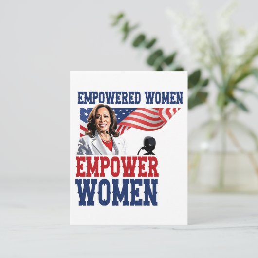 Kamala Harris Briefkaart (Staand voorkant)