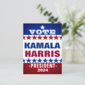 Kamala Harris Briefkaart (Staand voorkant)