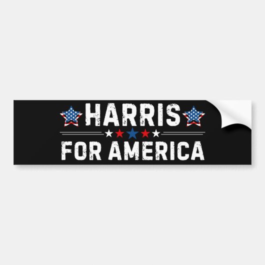 Kamala Harris Bumpersticker (Voorkant)
