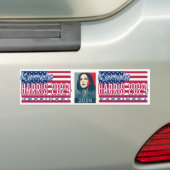 Kamala Harris Bumpersticker (3) (Op auto)