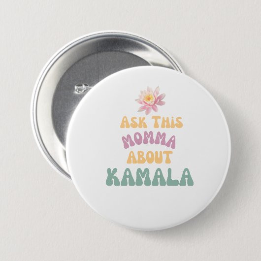 Kamala Harris Button (Voorkant /achterkant)