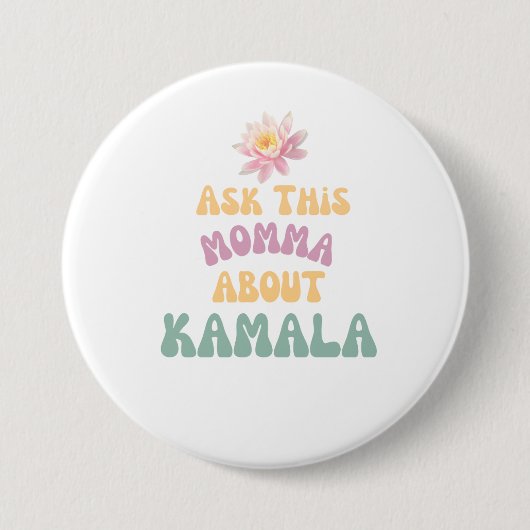 Kamala Harris Button (Voorkant)