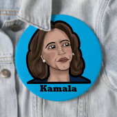 Kamala Harris Button (In situ)