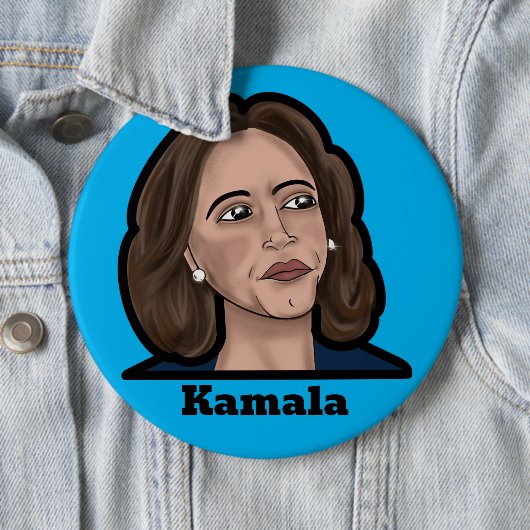 Kamala Harris Button (In situ)