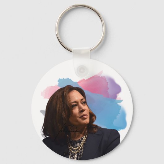 Kamala Harris Button Sleutelhanger (Voorkant)