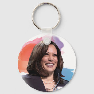 Kamala Harris Button Sleutelhanger