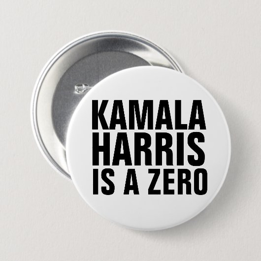 KAMALA HARRIS-BUTTONNEN RONDE BUTTON 7,6 CM (Voorkant /achterkant)