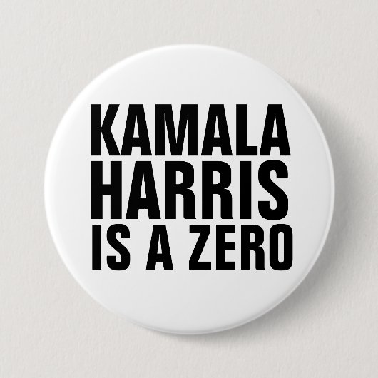 KAMALA HARRIS-BUTTONNEN RONDE BUTTON 7,6 CM (Voorkant)